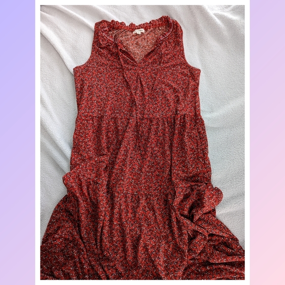 Max Studio Maxi Dress Red - Picture 5 of 15